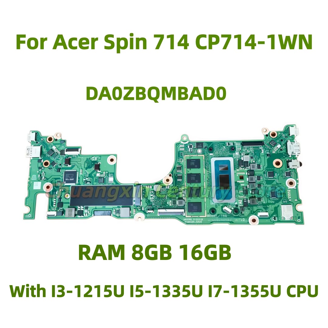 Ddr4 8Gb - Motherboard DA0ZBQMBAD0 untuk Acer Spin 714