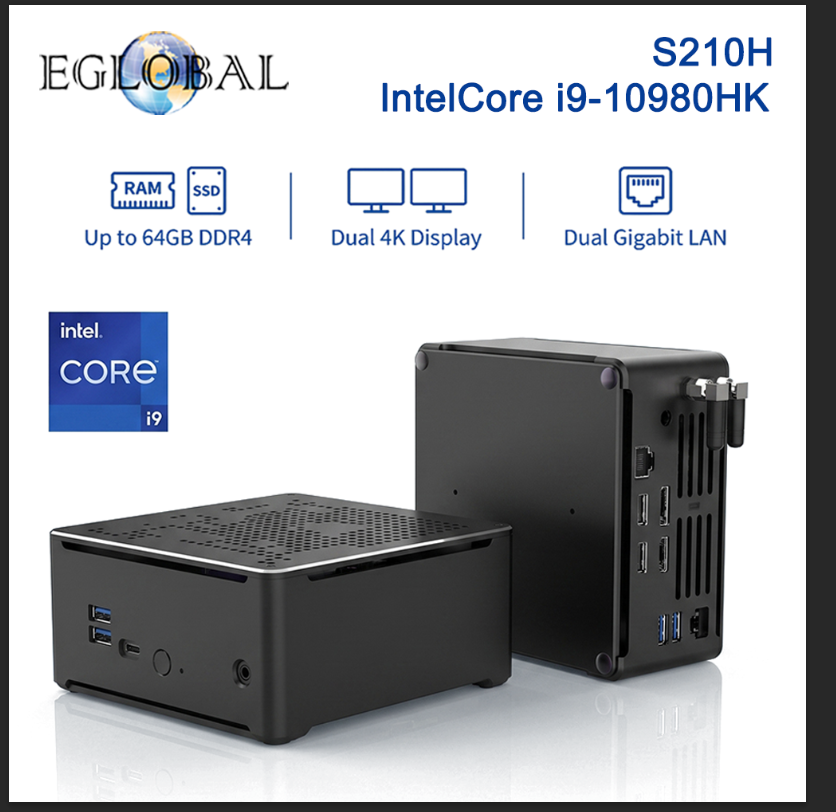 Ecc Ram Server - EGLOBAL i9-10980HK Workstation Mini PC(5.3GHz), RAM