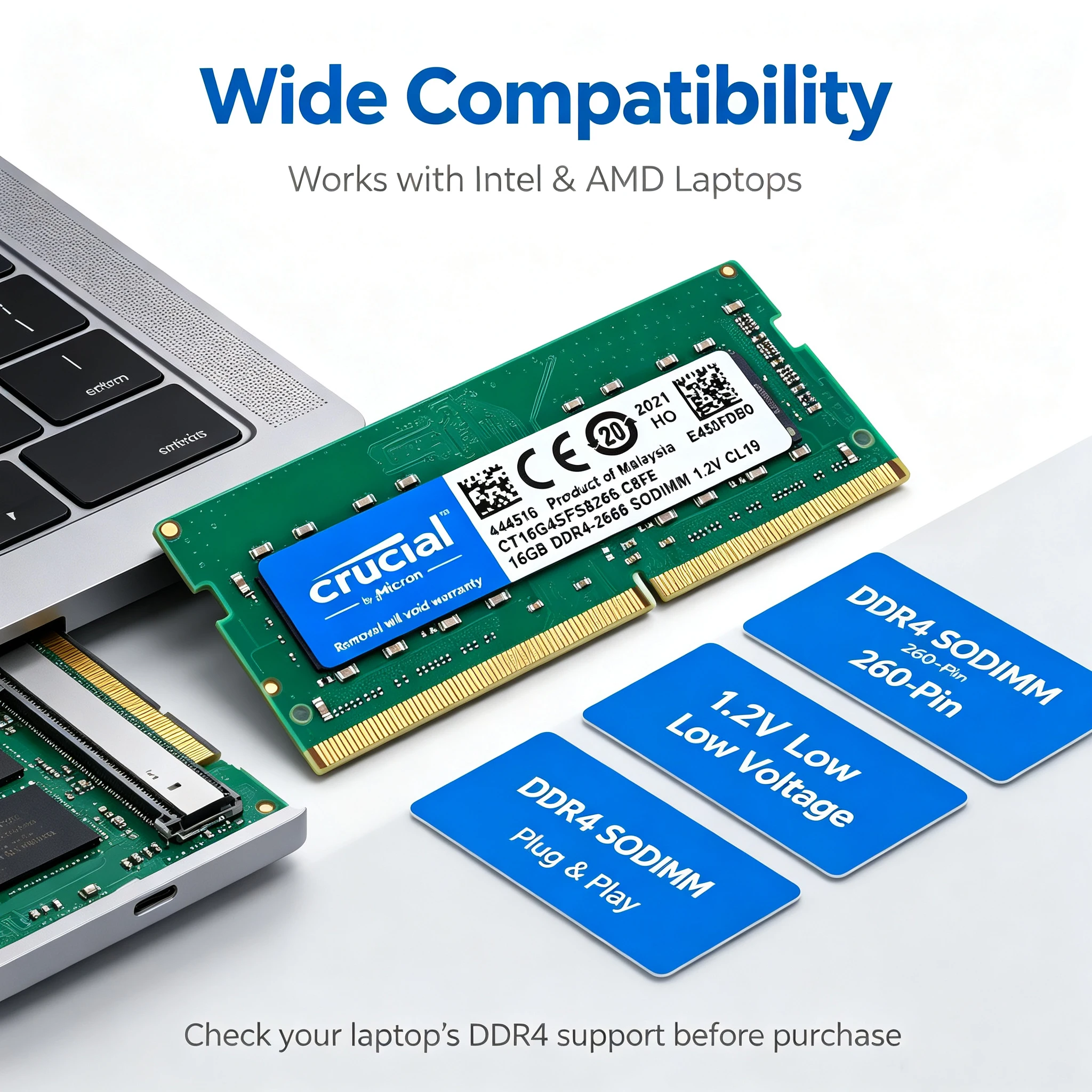 RAM Laptop Crucial DDR4 SODIMM - Ddr4 3200 16Gb ulasan dan harga