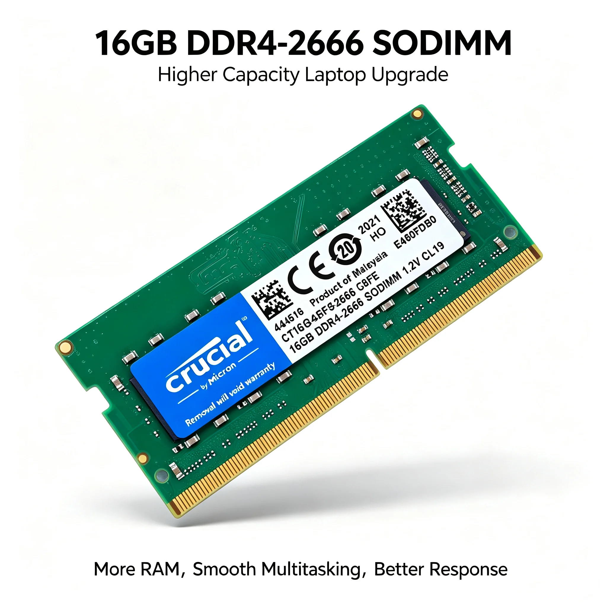 Crucial 1 buah/2 buah RAM Lapt - Ddr4 2400Mhz ulasan dan harga