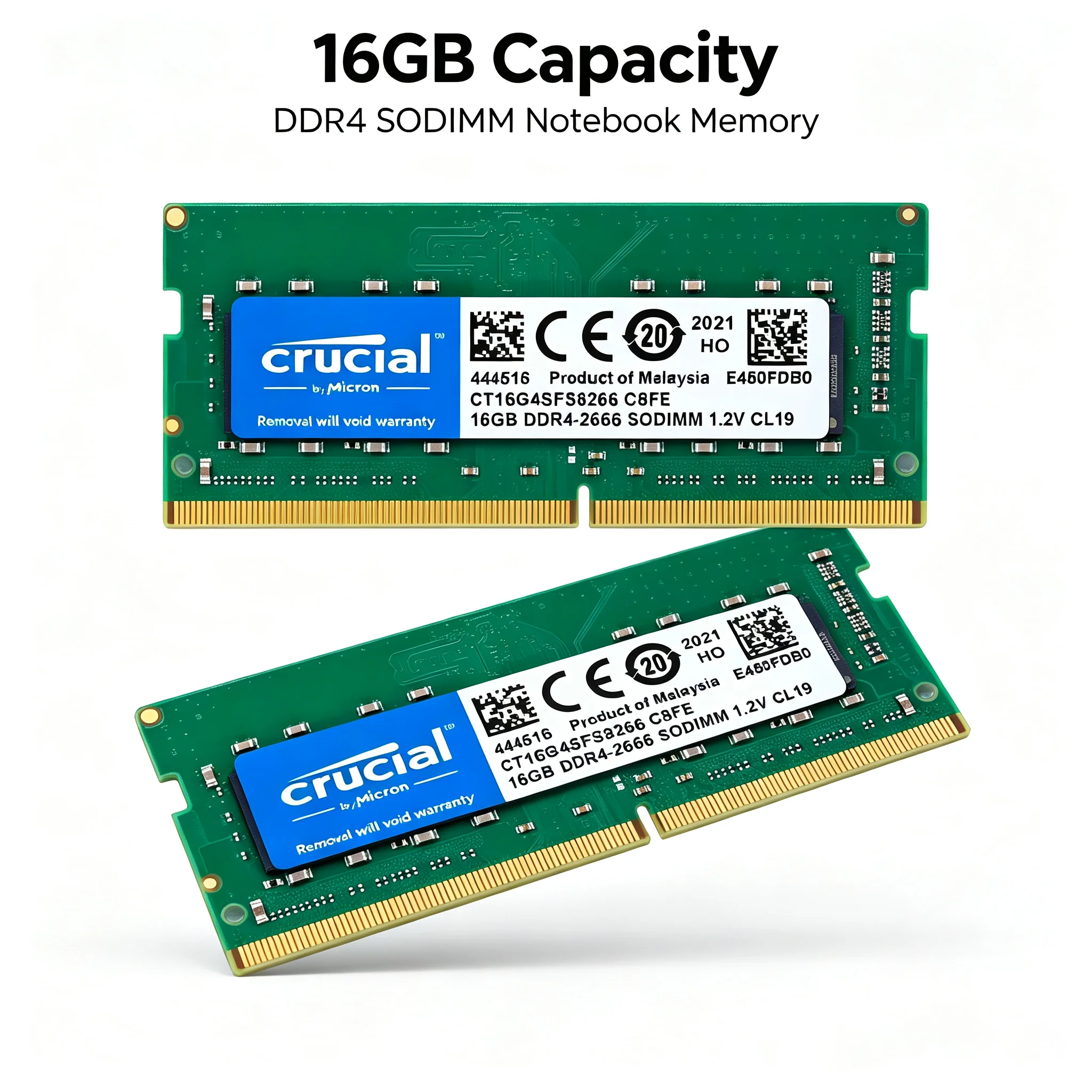 Crucial 1 buah/2 buah RAM Lapt - Ddr4 2400Mhz ulasan dan harga