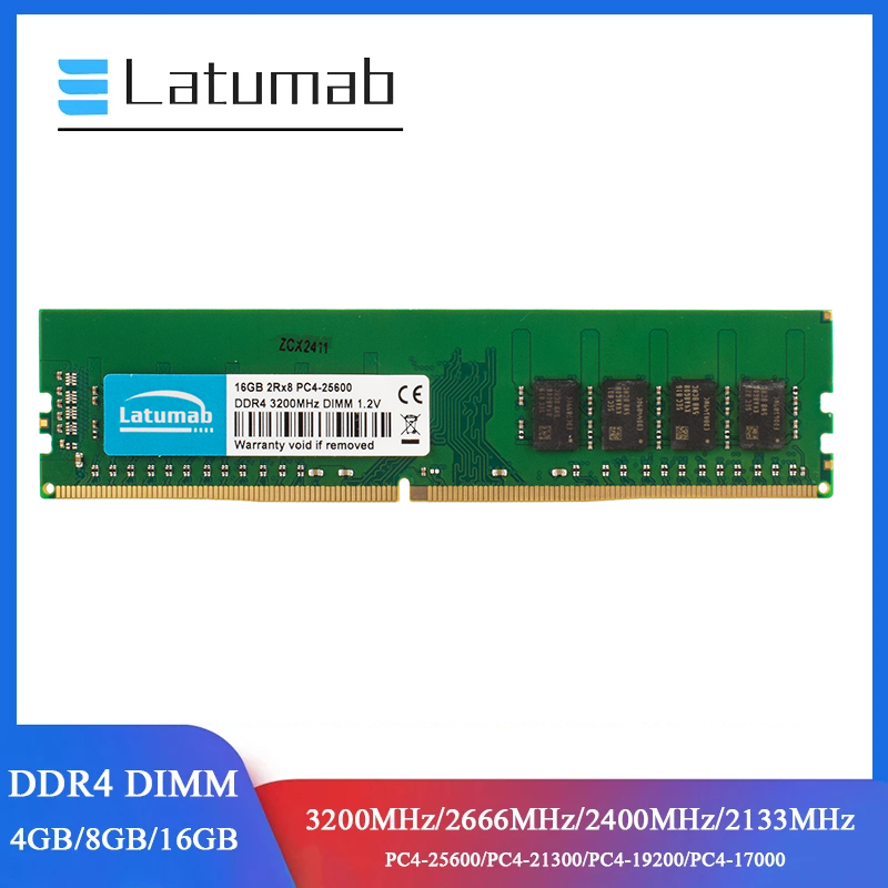 Latumab RAM DDR4 Desktop Memor - Ddr4 3200 16Gb ulasan dan harga