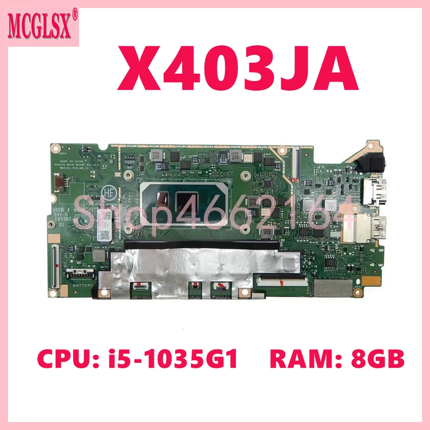 X403JA dengan I5-1035G1 CPU 8G - Ddr4 8Gb ulasan dan harga