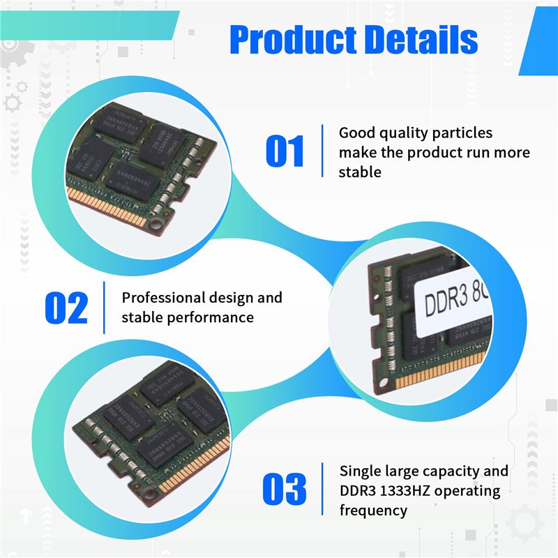 Memori Ram 8GB DDR3 1333MHZ Ec - Ecc Ram Server ulasan dan harga
