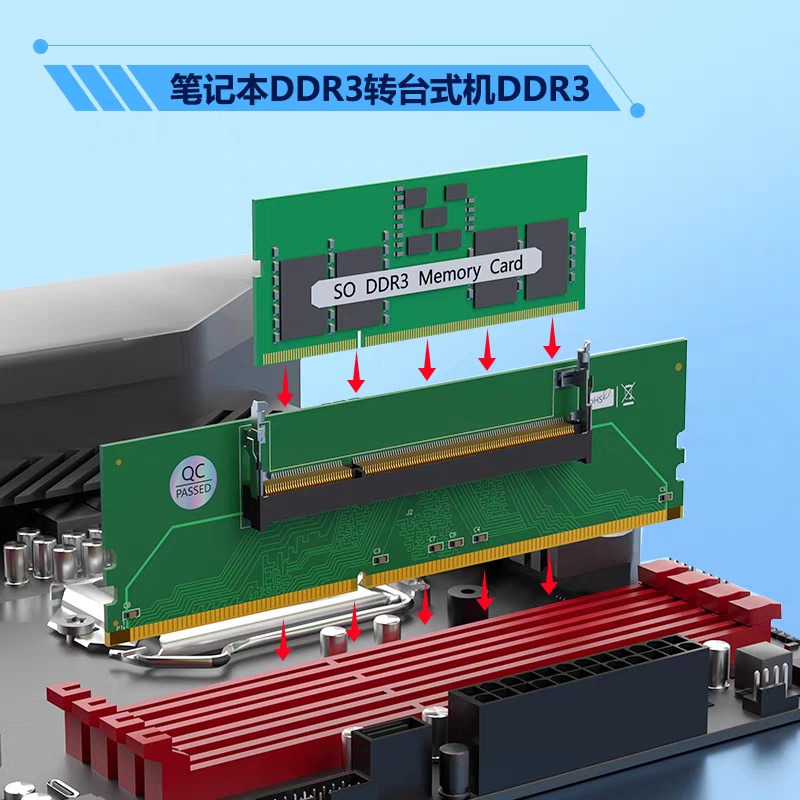 Kartu Adaptor DDR3 DDR4 DDR5 S - Ddr3 Ram ulasan dan harga