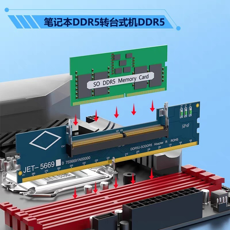 Kartu Adaptor DDR3 DDR4 DDR5 S - Ddr3 Ram ulasan dan harga