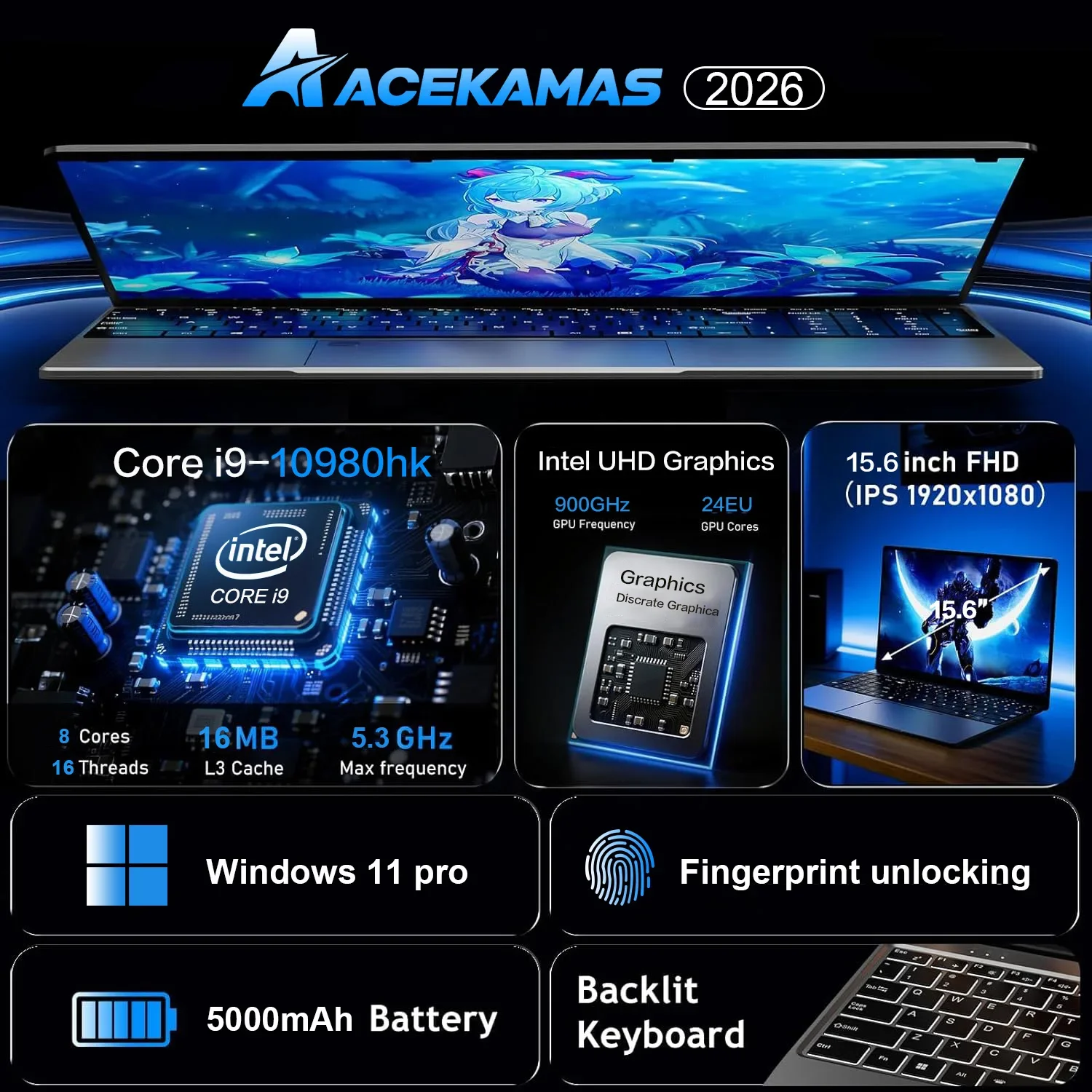 Laptop Portabel 15,6 inci, Pro - Ddr4 16Gb ulasan dan harga