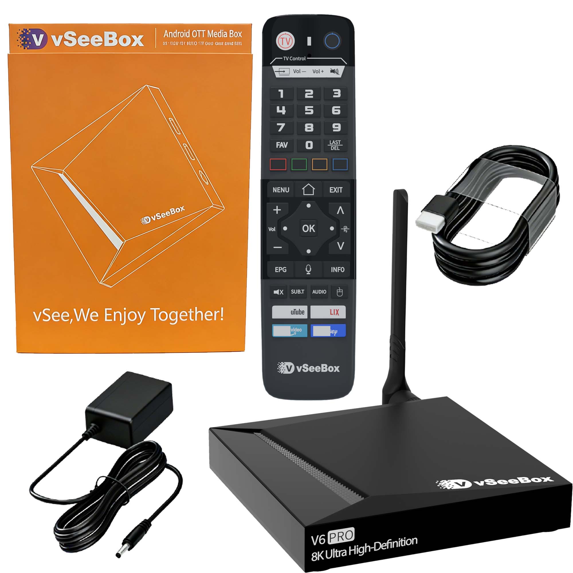 VSeeBox V6 Pro 2026 Terbaru, R - Ddr3 8Gb ulasan dan harga