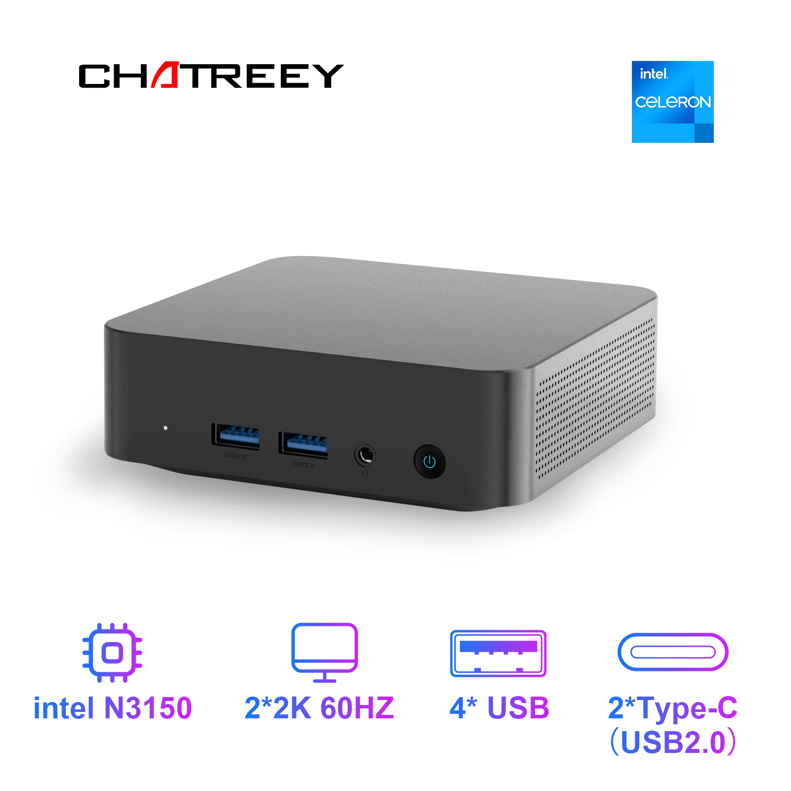 Chatreey Mini PC T9 N3150 DDR3 - Ddr3 8Gb ulasan dan harga